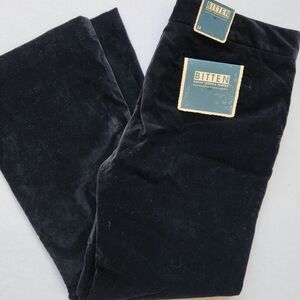 Velvet Black Pants Bitten Sarah Jessica Parker SJP Dressy Holiday Fall Winter 12